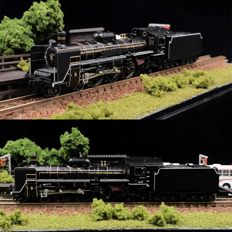 KATO 1/150 N-type Simulation Steam Locomotive Train Model 2024-1 SL C57 ...