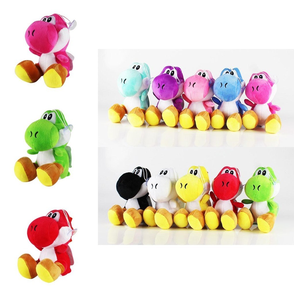 Super 18cm Mario Bros Plush Yoshi Joeut Stuffed Animal Doll Gift ...