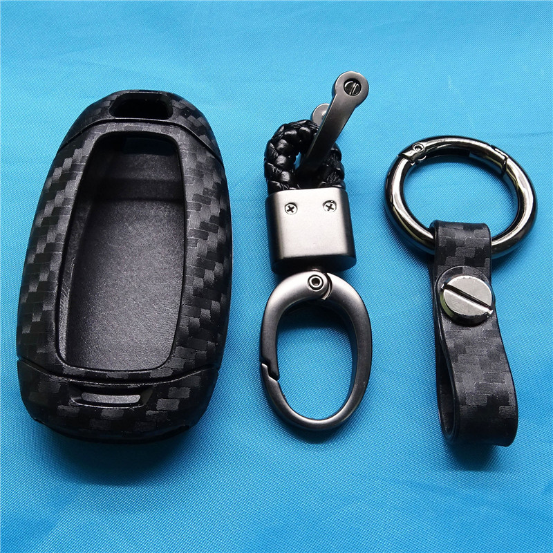 Car Key Fob Case Cover Carbon Silicone for Hyundai I30 I35 I40 Kona ...