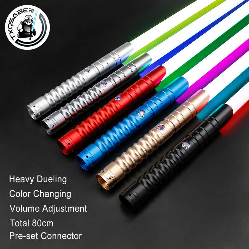 RGB Metal Lightsaber Laser Star War Heavy Duty Sword NEO LED - Foto 8