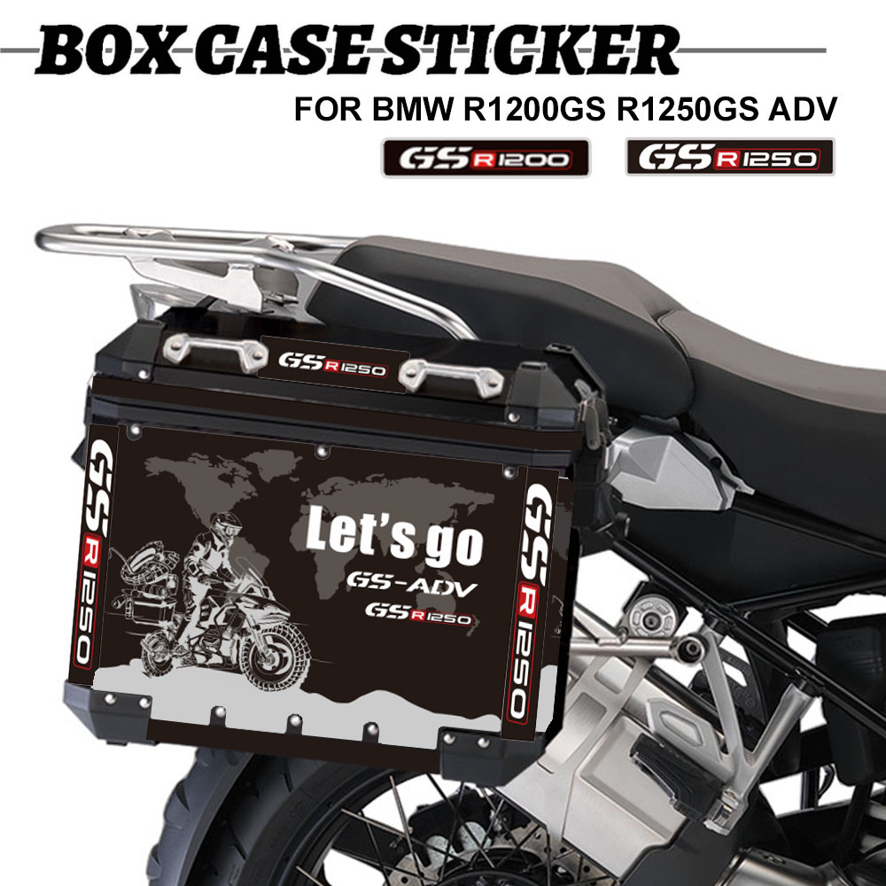 R1250GS Adventure Motorcycle Aluminum Box Stickers For BMW R1200GS LC ...