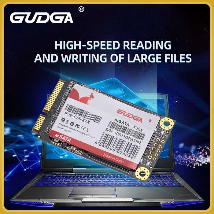 & GUDGA Msata SSD SATAIII Solid Disk 64Gb 128Gb 256Gb 512Gb HDD ...
