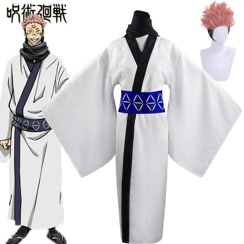 LY Anime Jujutsu Kaisen Ryomen Sukuna Cosplay Costume For Men Full Set ...