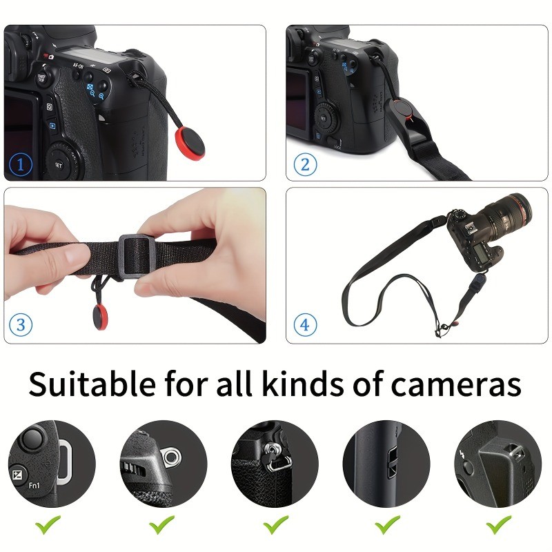 Universal Camera Strap: Suitable for Canon, Nikon, Sony and Other ...
