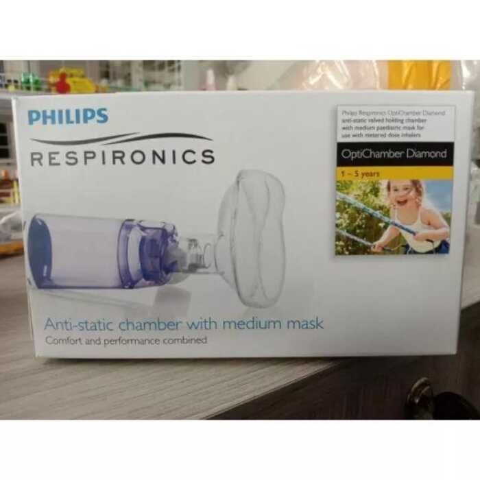 PHILIPS RESPIRONICS OPTICHAMBER DIAMOND WITH MASK (1-5 YEARS) MEDICINE ...