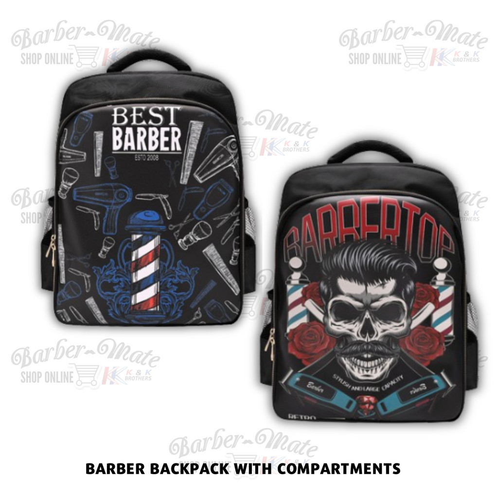 BARBER BACKPACK WITH COMPARTMENTS | Shopee Philippines