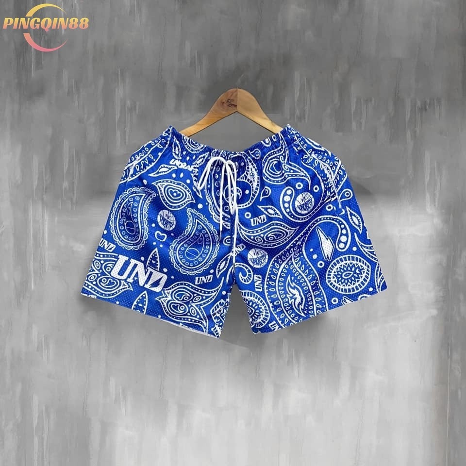ALL LOCAL BRAND - Undrafted BLK_Mesh Men Short (Blue) | Shopee Philippines