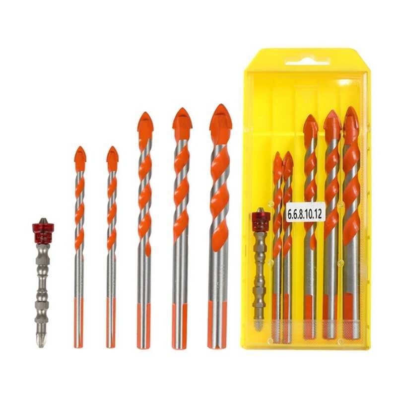 Hand Drill Accessories Parts Triangle Drill Bit Combination Tool Set Is ...
