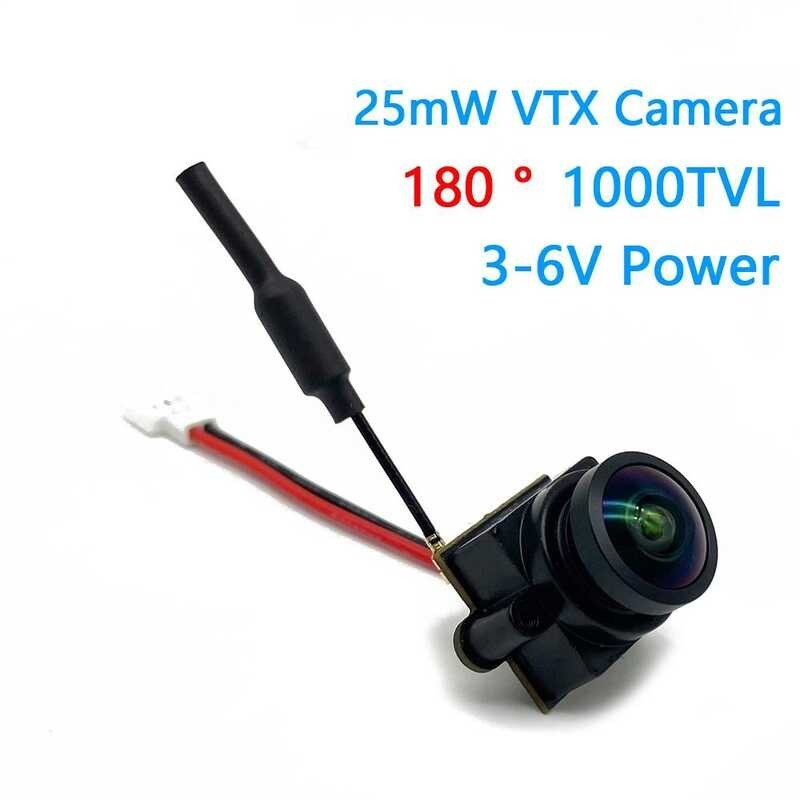 RXCRC 5.8G FPV 48CH 25mW Transmitter VTX-CAM na may 1000TVL 180 degree ...