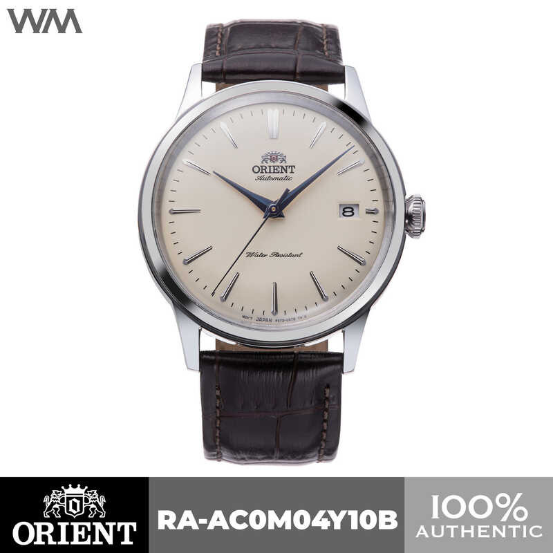 Orient Bambino Cream Dial Mechanical Classic Automatic Leather Dress ...