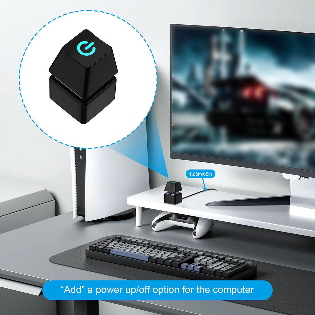 Desktop computer power button mechanical keypad RGB light extension ...