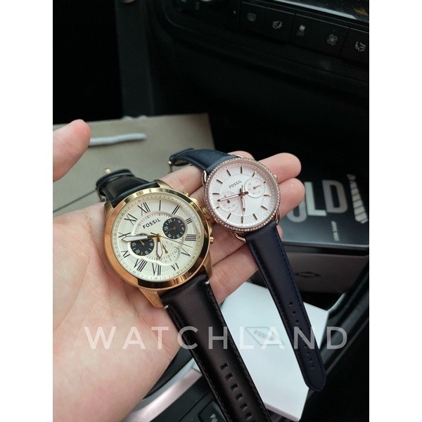 in stock Fossil fs5272 & es4835 couple set️ | Shopee Philippines