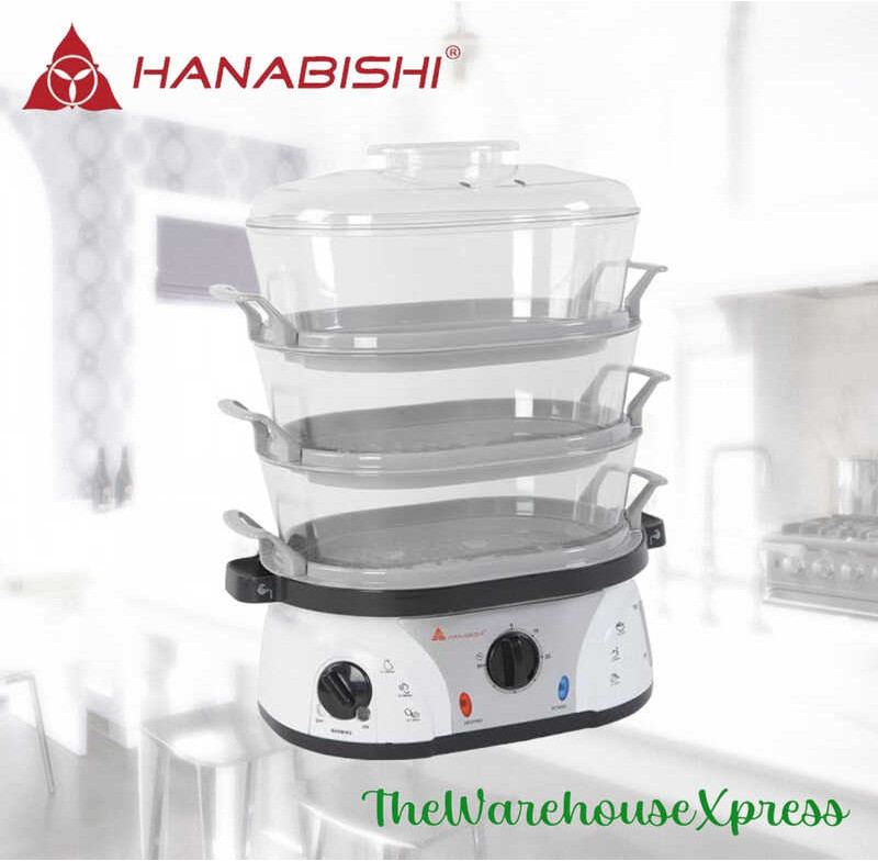 Hanabishi Electric Food Steamer HFS55 HFS55 10.1 Liters Shopee Philippines