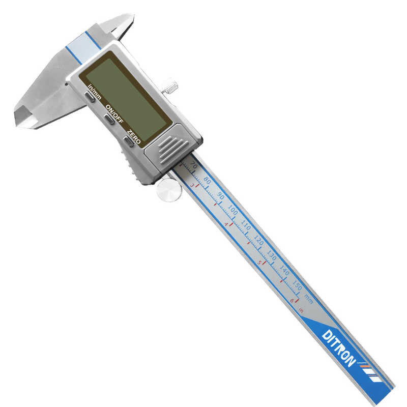 LCD 7 Screen Electronic Digital Vernier Caliper Ruler Measuring Tool 0 ...