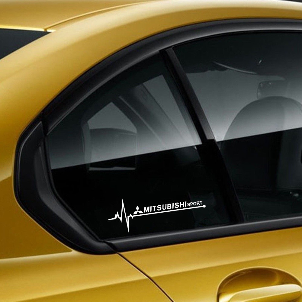 1 Pair Car Triangle Windows Stickers Reflective Trim Decal Auto Decor ...