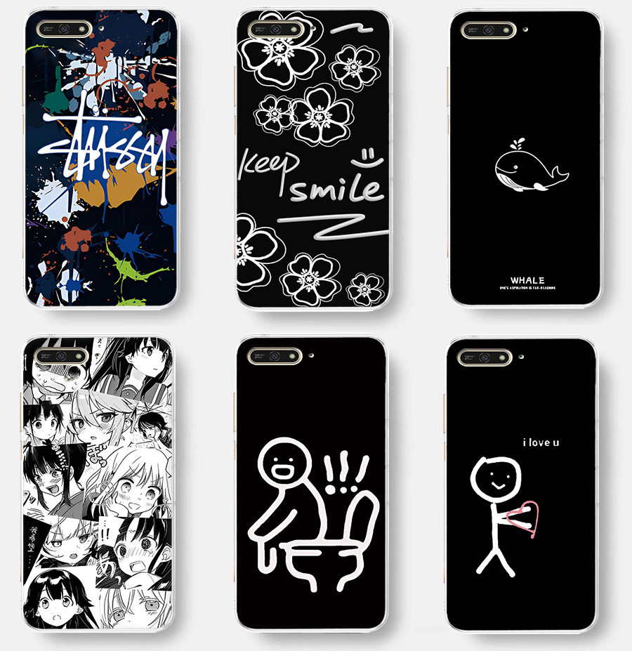 xinyunew Cover Huawei Honor 7A/Y6 2018,Custodia 360 Gradi+ Pellicola Protettiva in Vetro Temperato Case Cover custodie Cellulare Stilosa Protettiva Bumper per Huawei Honor 7A/Y6 2018- Verde