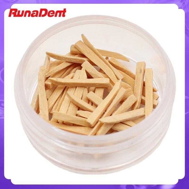 50Pcs/Box Dental Wood Tooth Gap Wedge Interdental Wedge Specially ...