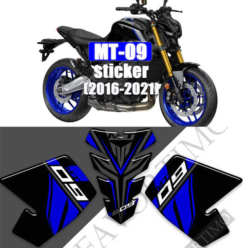 Mt09 Accessories Sticker Para Sa Yamaha Mt09 Motorcycle Fuel Tank