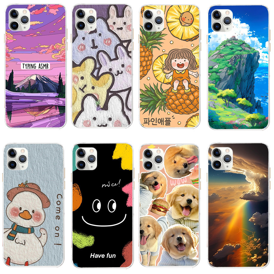 Coque Souple En Silicone/TPU Pour IPhone 11 Pro à 14 Pro Max - Compatible Charge Sans Fil