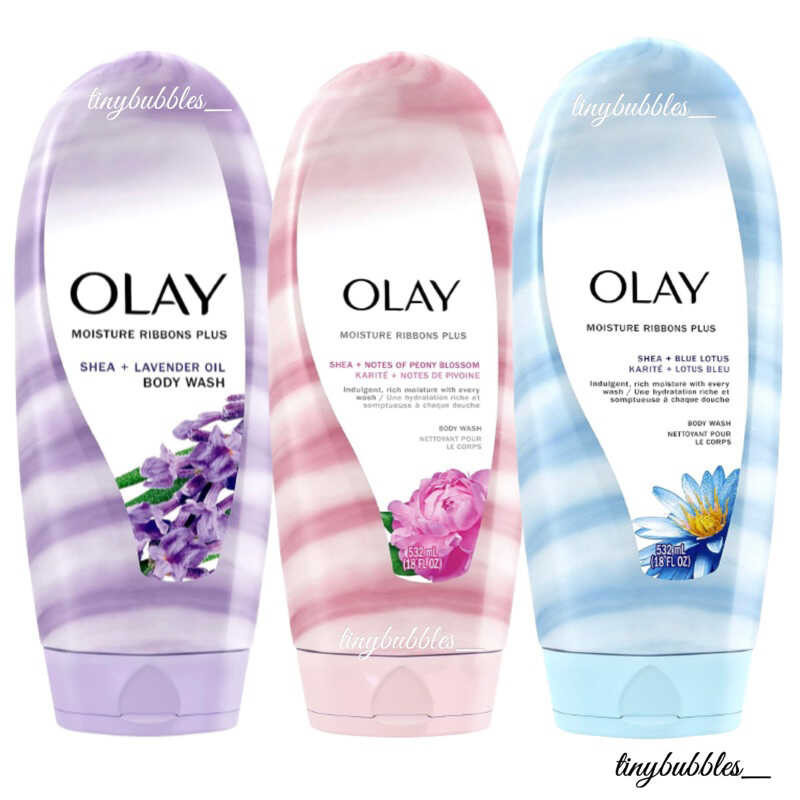 Olay Moisture Ribbons Body Wash Shea + Notes Of Peony [Unk] Noted De