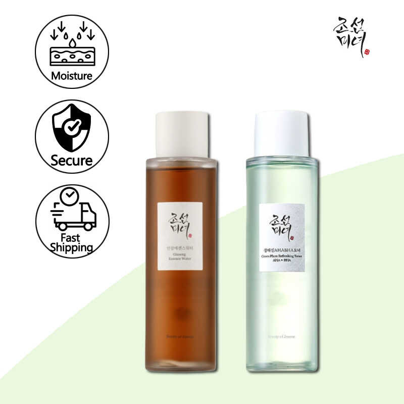 Beauty Of Joseon Ginseng Essence Water/Green Plum Refreshing Toner AHA