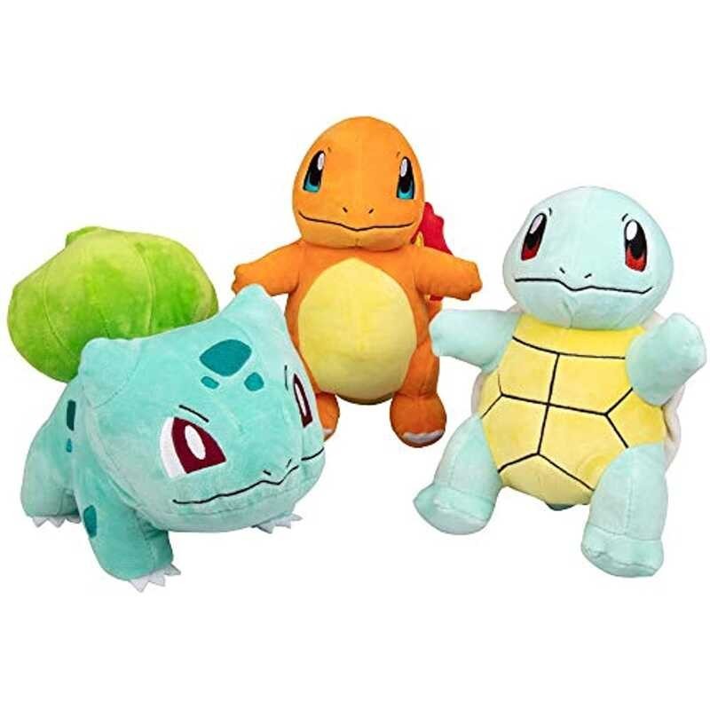 20Cm Cute Pok Émon Plush Starter 3 Pack - Charmander, Squirtle ...