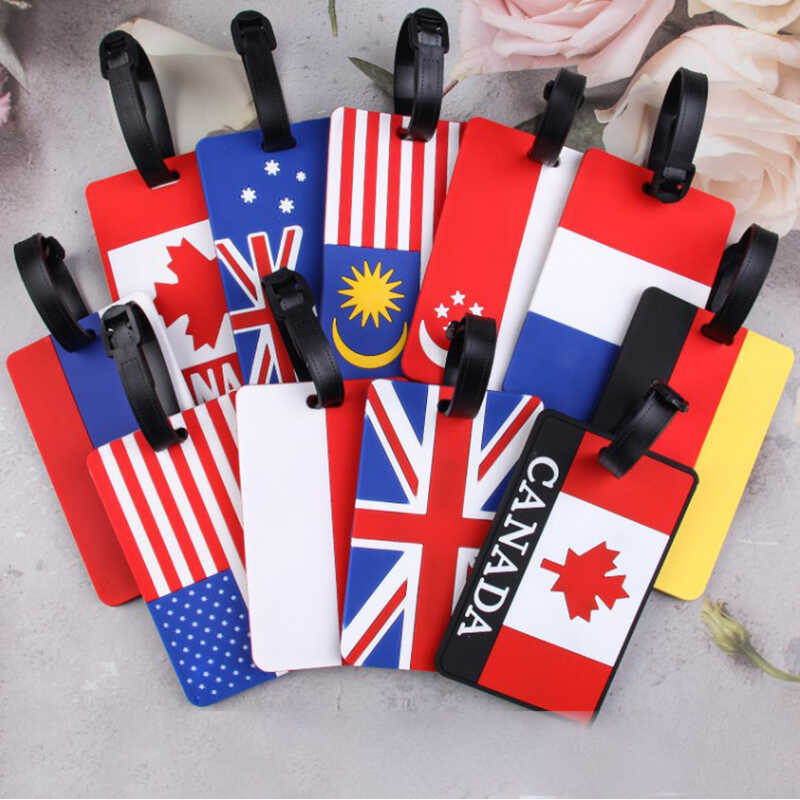 Travel Accessories Maglikha Ng Pambansang Bandera PVC Lage Tag ...