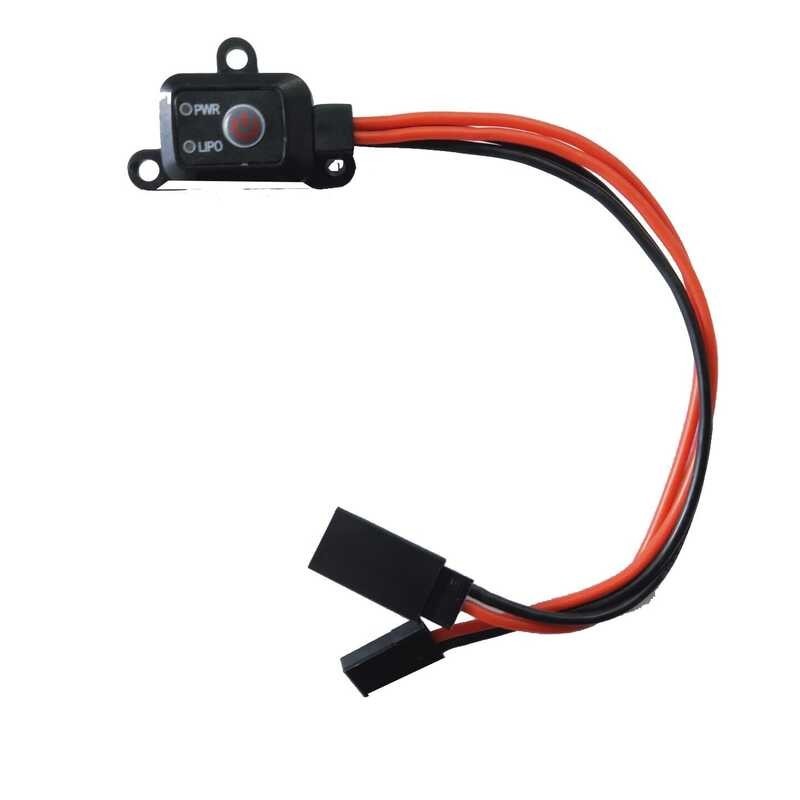 Tiny Small MCU controlled on/off battery voltage checked RC Power