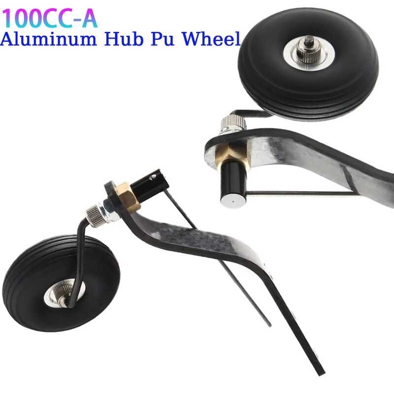 100cc Flight Model Carbon Fiber Tail Landing Gear Wheel Set Para sa ...