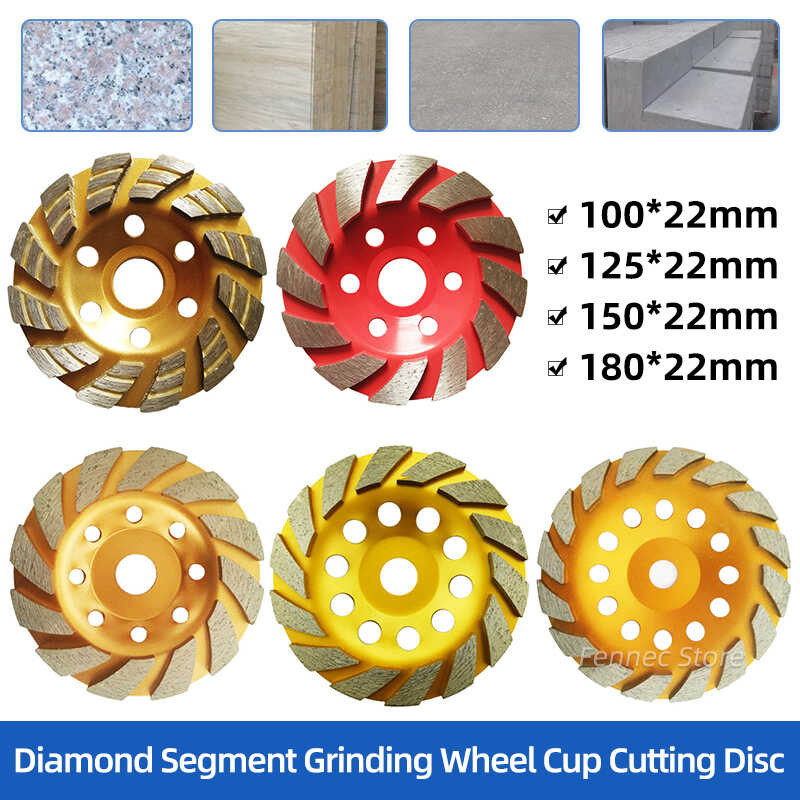 ʚΐɞ 100/125/150/180Mm Diamond Wood Carving Wheel Concrete Granite Stone ...