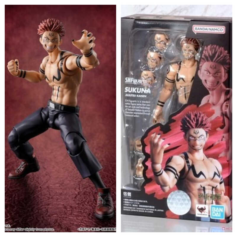 Bandai Original S.H.Figuarts Jujutsu Kaisen Ryomen Sukuna Shf Pvc ...