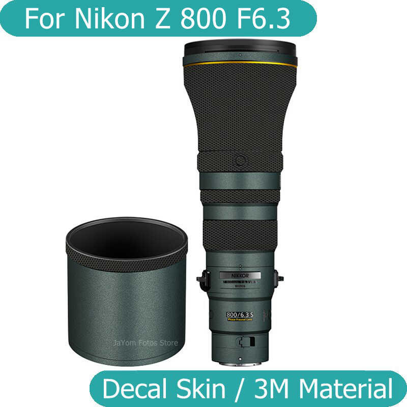 Para sa Nikon Z 800mm F6.3 VR S Decal Skin Camera Lens Sticker Vinyl ...