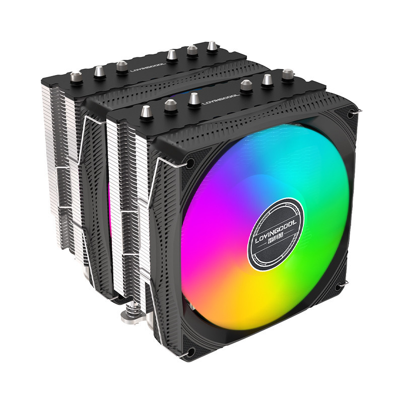 High Quality Double Tower CPU Cooler 120Mm PWM 4 Pin ARGB Pc Radiator ...
