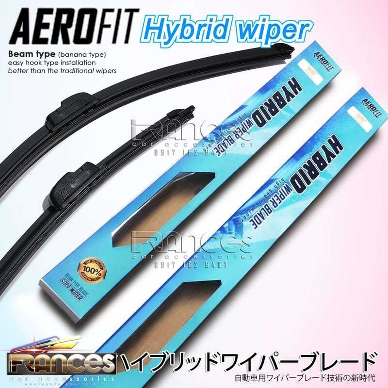 2PCS 20162024 AeRODYNAMIC HYBRID BANANA TYPE WIPER BLADE 24+16 Suzuki