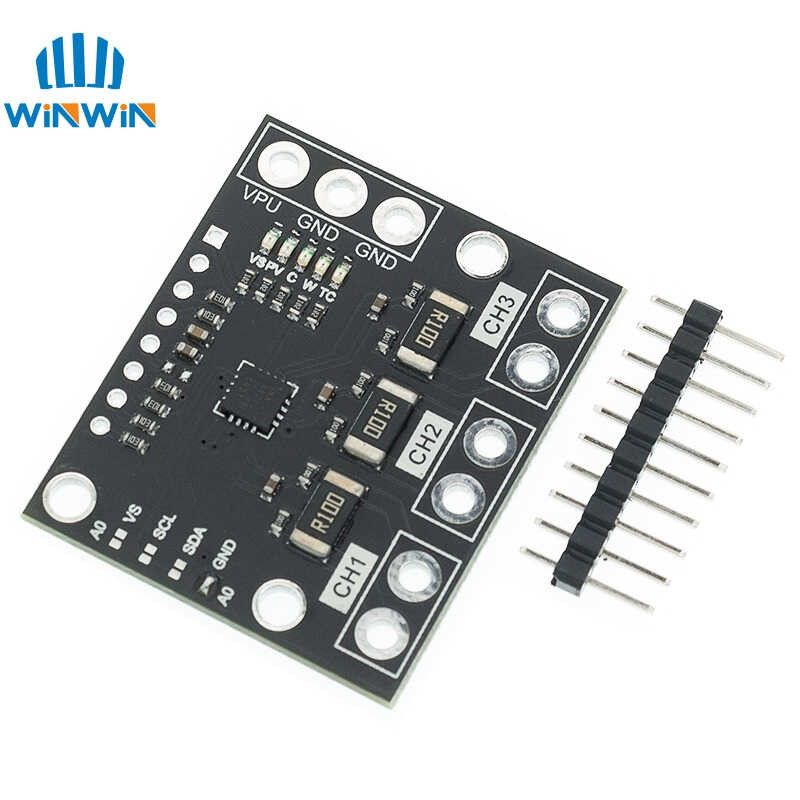 Ina3221 Triple-Channel Module, High-Side Measurement, Shunt Bus Voltage ...