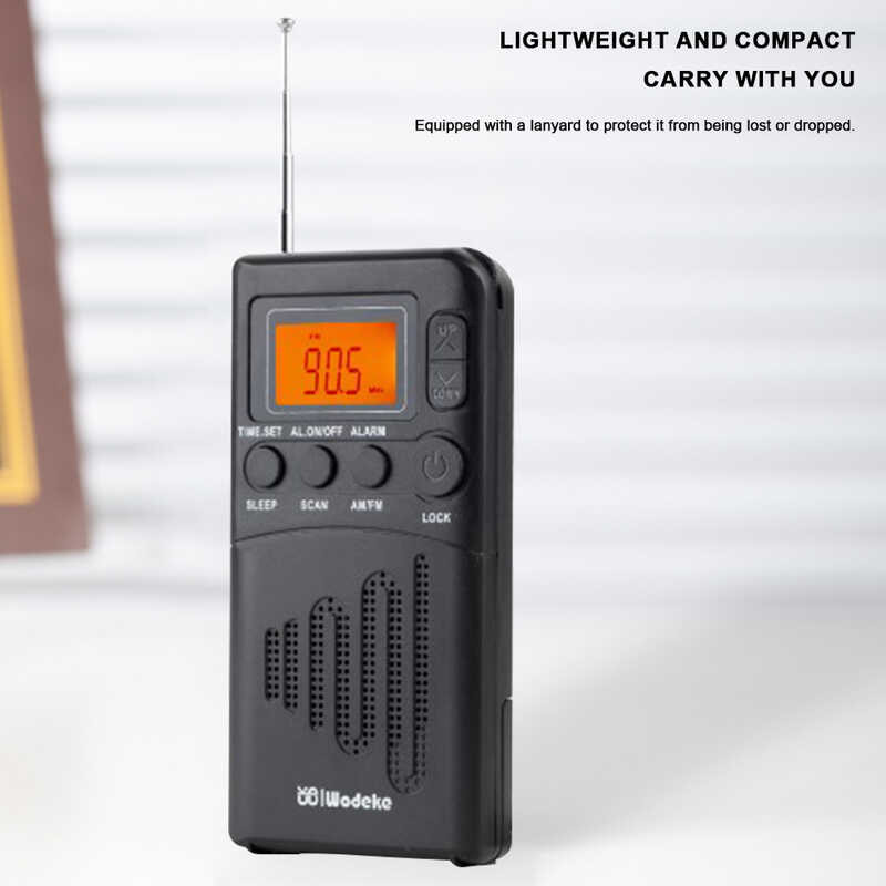 Handheld Mini Radio Battery Operated AM FM Stereo gamit ang Head Jack ...