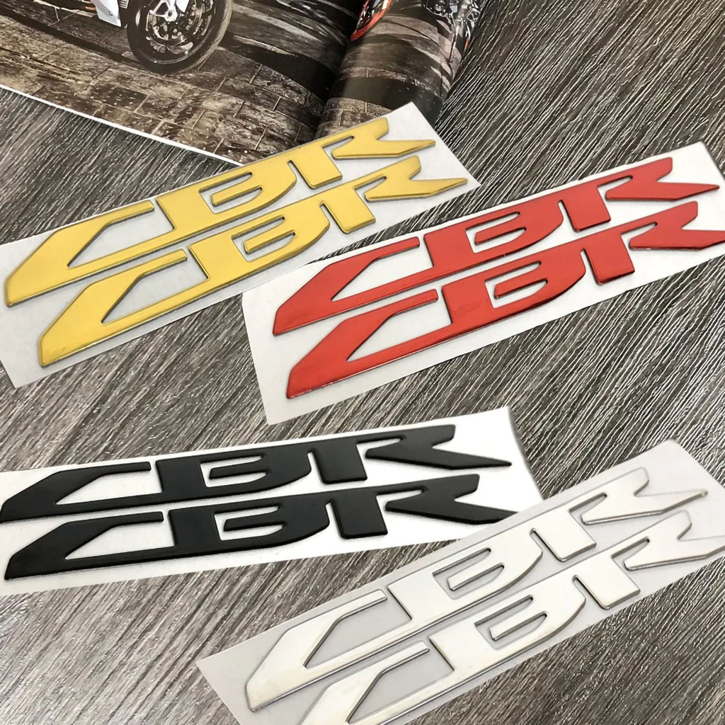 HONDA CBR 3D Epoxy Stickers Motorcycle Fuel Gas Tank Decals For Honda ...
