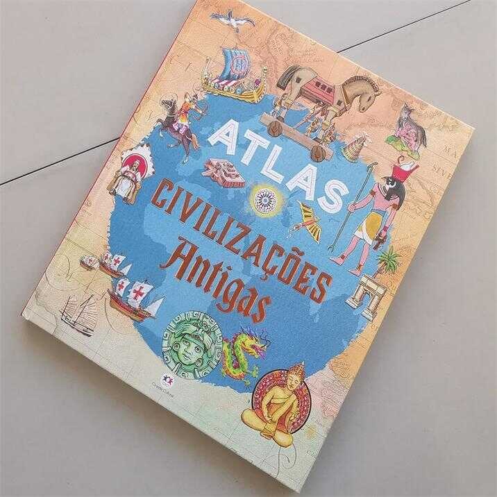 Original Portuguese book hardcover Ancient Civilization - ATLAS ...