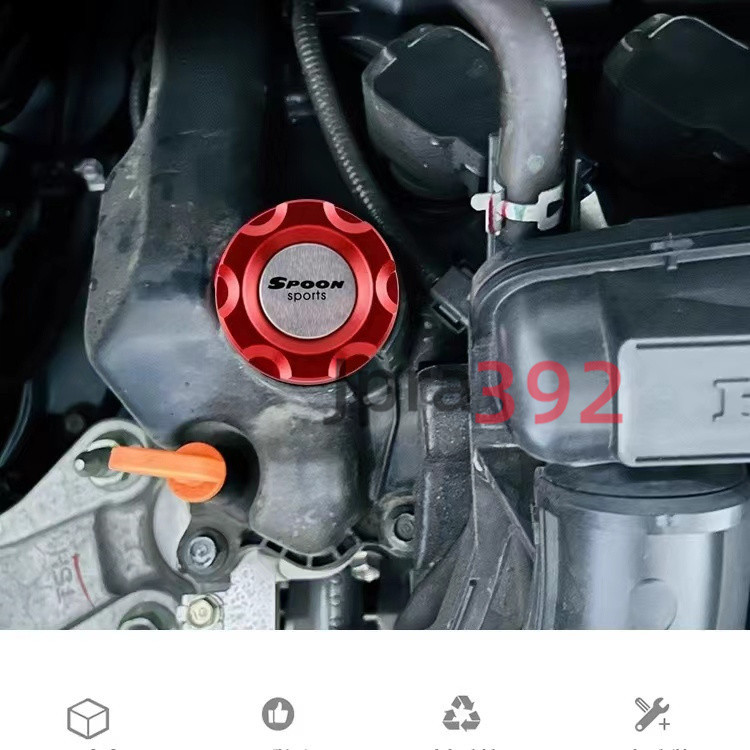 JDM Style Spoon Sport Aluminum Engine Oil Cap for Honda GK5 FK7 FK8 ...