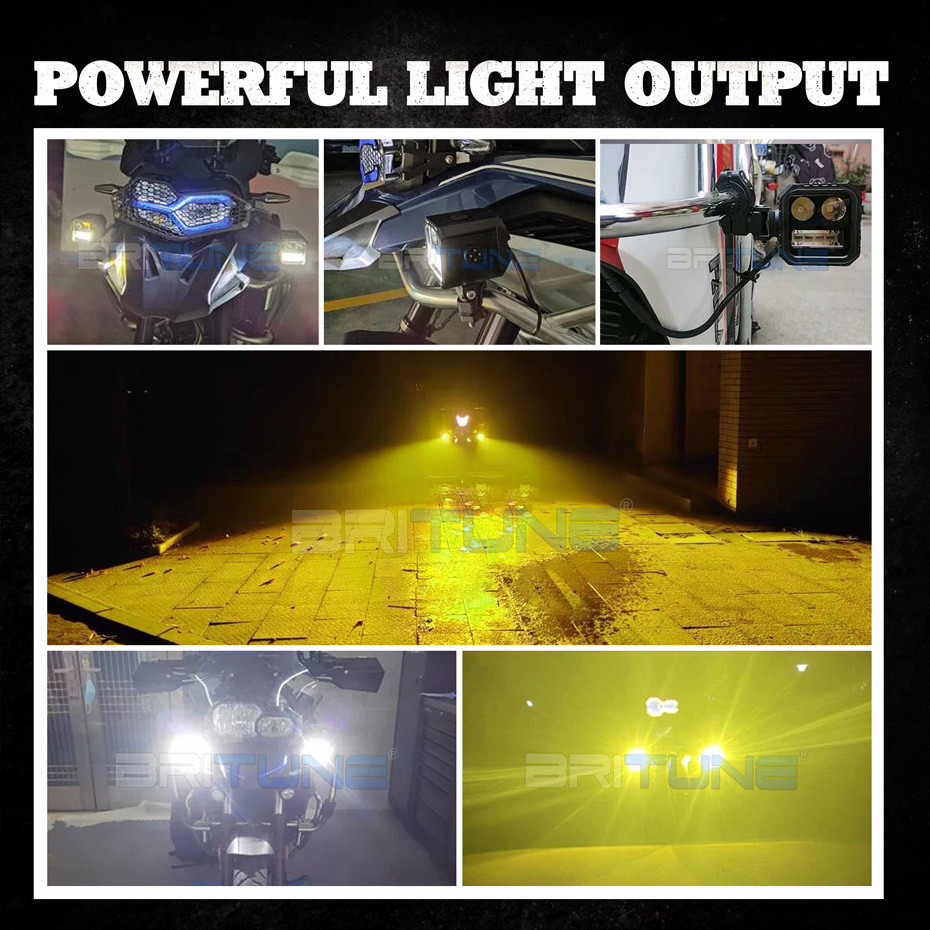 Britune Mini Night Ranger 80W Premium Auxiliary Light Motorcycle MDL ...