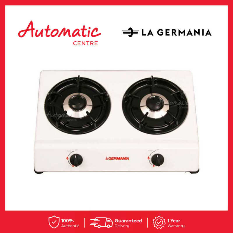 La germania gas outlet stove 2 burner