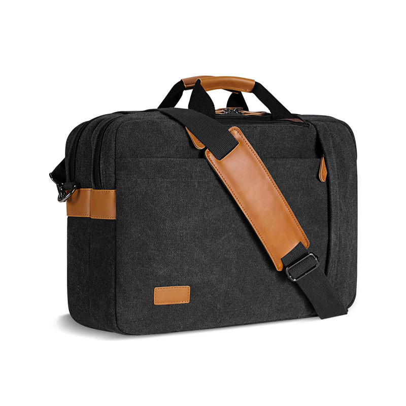 Customize Waterproof Canvas Computer Shoulder Men's Laptop Messenger