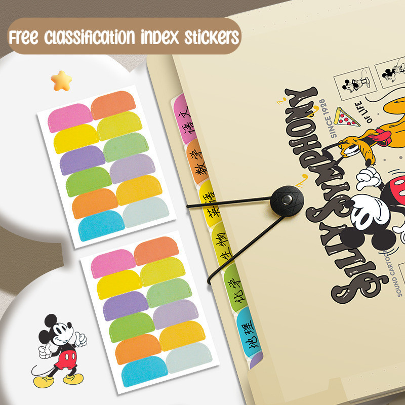 Cartoon 12 Layers Expanding File Folder Expandable Envelope Test Paper ...
