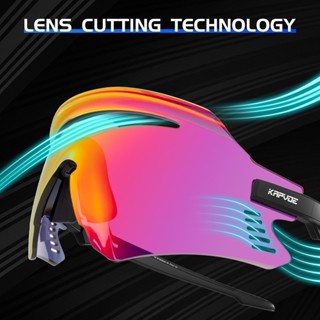 Kapvoe Cycling Glasses, Windproof Goggles, Outdoor Running, Polarized ...