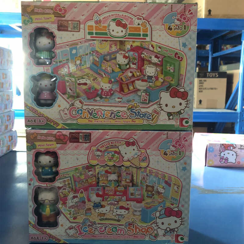 Street Corner Story Ice Cream Shop Set Convenience Store Set Playhouse ...