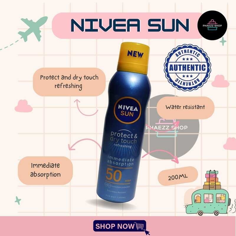 Nivea Sun Protect And Refresh Spray Spf50 High 200ml Cooling Sun Mist Shopee Philippines 3781