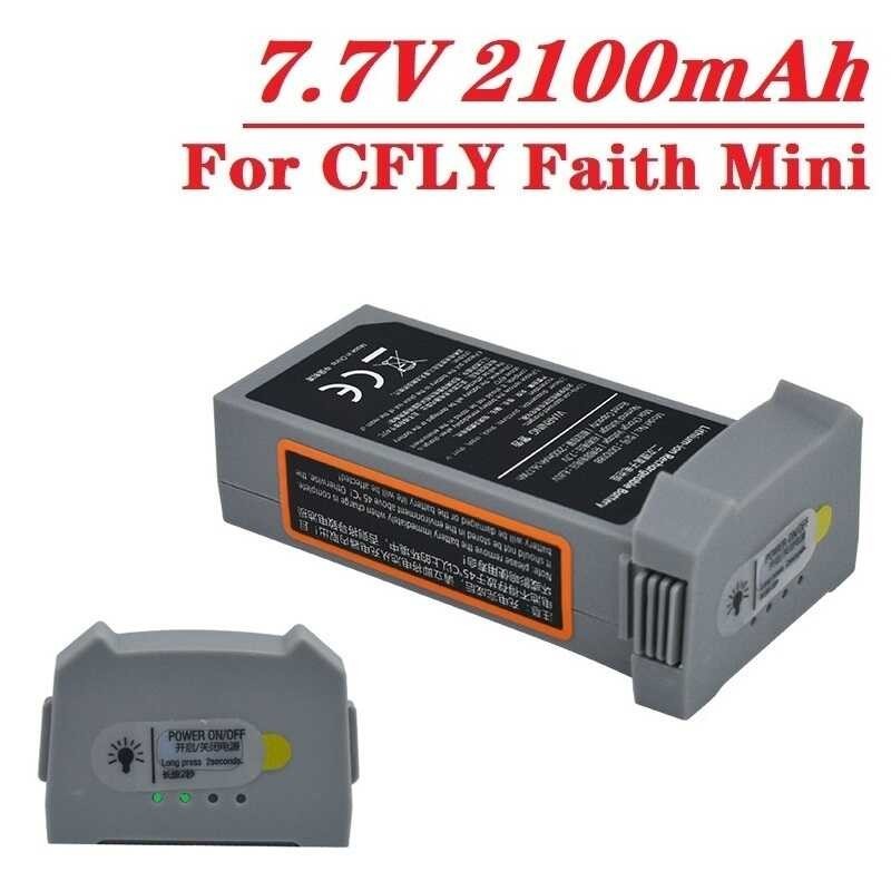 Original 7.7V 2100mAh 2S LiPo Battery For CFLY Faith 2 MINI Drone 3 ...