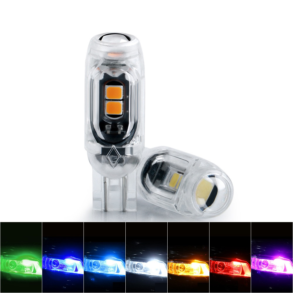 1pc Flash T10 Led Bulb Turn Signal Light W5W 194 Width Indicator with ...