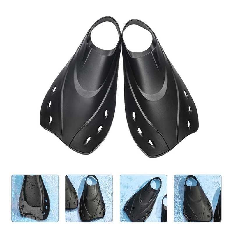 1 Pair Adjustable Swim Fins Adults Swimming Snorkeling Training ...