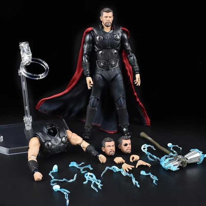 Hero Spider Man Venom Stealth Suit Ang Diyos ng Thunder Thor Movable ...